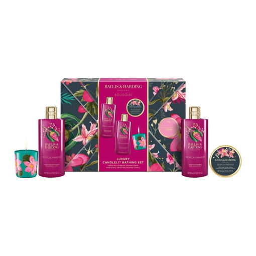 Picture of BAYLIS & HARDING BOUDOIRE LUXURY CANDLELIT BATHING GIFT SET